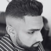 Example men’s haircut by Swarv Studio