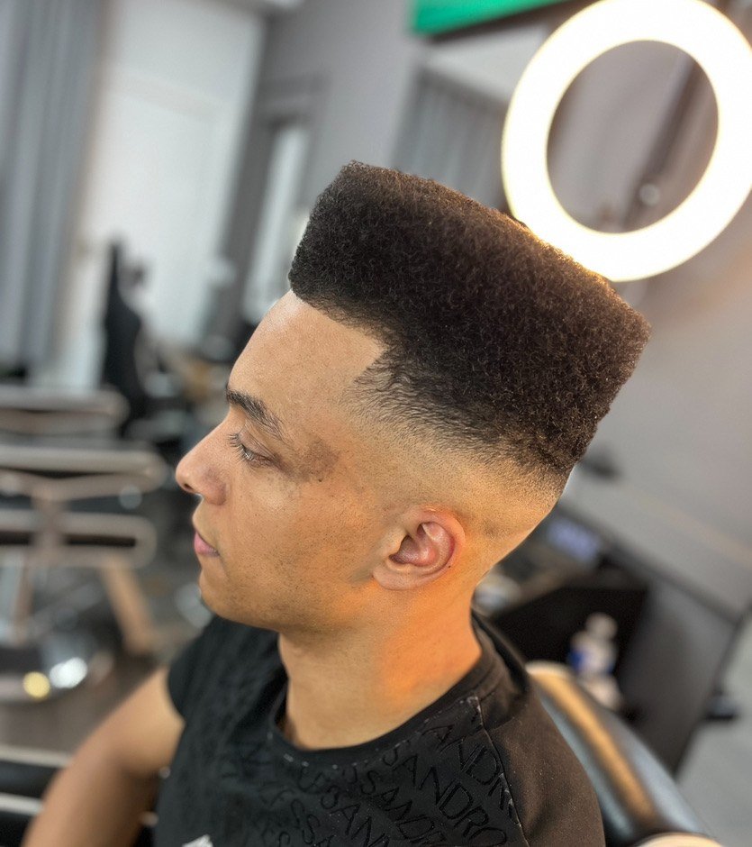 High top fade by Swarv Studio